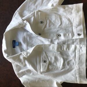 White denim jacket